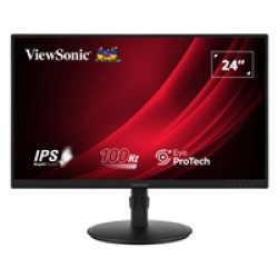 Viewsonic VA2408-HDJ 24 Inch IPS Monitor, Full HD, 100Hz, 5ms, VGA, HDMI, Display Port, Height Adjust, Pivot, Swivel, Int PSU, VESA Viewsonic VA2408-HDJ 24 Inch IPS Monitor, Full HD, 100Hz, 5ms, VGA, HDMI, Display Port, Height Adjust, Pivot, Swivel, Int PSU, VESA