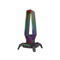 Marvo Scorpion HZ-10 Kobe 30 USB RGB Gaming Headset Stand and Hub (Black) Marvo Scorpion HZ-10 Kobe 30 USB RGB Gaming Headset Stand and Hub (Black)