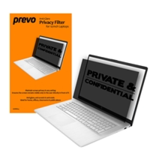 prevo 14-Inch Laptop Privacy Screen/ Privacy Filter, Anti-Glare, Anti-Peep, Anti-Static, Blackout prevo 14-Inch Laptop Privacy Screen/ Privacy Filter, Anti-Glare, Anti-Peep, Anti-Static, Blackout