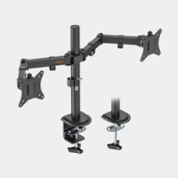 VonHaus Dual Monitor Stand for 13-32 Inch Screens, Twin Monitor Mount with Desk Clamp, Height Adjustable, Easy Assemble Stand with Full Tilt, Rotation & Swivel Arms, VESA 75x75 & 100x100mm VonHaus Dual Monitor Stand for 13-32 Inch Screens, Twin Monitor Mount with Desk Clamp, Height Adjustable, Easy Assemble Stand with Full Tilt, Rotation & Swivel Arms, VESA 75x75 & 100x100mm