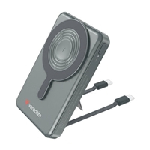 Verbatim Charge'n'Go 2C & Display MagSafe Power Bank 10000 mAh Grey