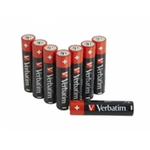 Verbatim AAA Battery Alkaline 8 Pack (Hangcard) Verbatim AAA Battery Alkaline 8 Pack (Hangcard)