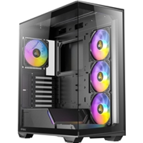 Antec Constellation C3 Mid Tower Gaming Case, 1 x USB Type-C / 1 x USB 3.0, Tempered Glass Front and Side Window Panel, Honeycomb Mesh for Smooth Airflow, 4 x Pre-Installed ARGB LED Fans, ATX, Micro-ATX, ITX Compatible Antec Constellation C3 Mid Tower Gaming Case, 1 x USB Type-C / 1 x USB 3.0, Tempered Glass Front and Side Window Panel, Honeycomb Mesh for Smooth Airflow, 4 x Pre-Installed ARGB LED Fans, ATX, Micro-ATX, ITX Compatible