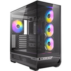 Antec Constellation C7 Mid Tower Gaming Case, 1 x USB Type-C / 2 x USB 3.0, Tempered Glass Front and Side Window Panel, Vertical Airflow, 4 x Pre-Installed ARGB LED Fans, E-ATX (= 272mm), ATX, M-ATX, ITX Compatible Antec Constellation C7 Mid Tower Gaming Case, 1 x USB Type-C / 2 x USB 3.0, Tempered Glass Front and Side Window Panel, Vertical Airflow, 4 x Pre-Installed ARGB LED Fans, E-ATX (= 272mm), ATX, M-ATX, ITX Compatible
