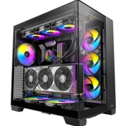 Antec Constellation C8 ARGB Full Tower Case - Premium Design, Dual Chamber Cooling, Tempered Glass Panels, and Advanced Connectivity Antec Constellation C8 ARGB Full Tower Case - Premium Design, Dual Chamber Cooling, Tempered Glass Panels, and Advanced Connectivity