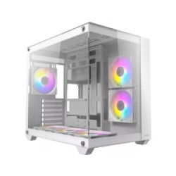 Antec CX800 Mid Tower Gaming Case, 1 x USB 3.0 / 2 x USB 2.0, Tempered Glass Front and Side Window Panel, Dual-Chamber design, 3 x Pre-Installed ARGB LED Fans , ATX, Micro ATX, Mini-ITX Compatible Antec CX800 Mid Tower Gaming Case, 1 x USB 3.0 / 2 x USB 2.0, Tempered Glass Front and Side Window Panel, Dual-Chamber design, 3 x Pre-Installed ARGB LED Fans , ATX, Micro ATX, Mini-ITX Compatible