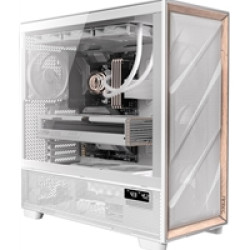 Antec Flux Pro Full Tower Gaming Case, 2 x USB 3.0 / 1 x USB Type-C Tempered Glass Side Window Panel, Antec Flux Airflow Channel, 6 Pre-Installed PWM Fans, E-ATX (=285mm), ATX, Micro-ATX, ITX Compatible