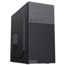 CiT Mentor Micro-ATX Office PC Case With USB Type C and 80mm Rear Black Fan Included CiT Mentor Micro-ATX Office PC Case With USB Type C and 80mm Rear Black Fan Included