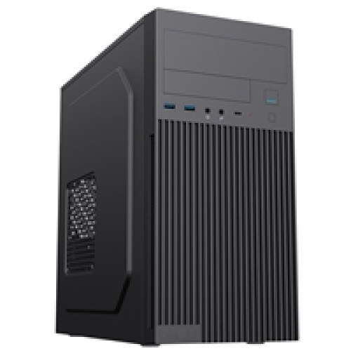 CiT Mentor Micro-ATX Office PC Case With USB Type C and 80mm Rear Black Fan Included CiT Mentor Micro-ATX Office PC Case With USB Type C and 80mm Rear Black Fan Included