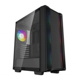 DeepCool CC560 ARGB V2 Case, Gaming, Black, Mid Tower, 1 x USB 3.0 / 1 x USB 2.0, Tempered Glass Side Window Panel, Abundant Airflow Performance, Addressable RGB LED Fans, ATX, Micro ATX, Mini-ITX DeepCool CC560 ARGB V2 Case, Gaming, Black, Mid Tower, 1 x USB 3.0 / 1 x USB 2.0, Tempered Glass Side Window Panel, Abundant Airflow Performance, Addressable RGB LED Fans, ATX, Micro ATX, Mini-ITX
