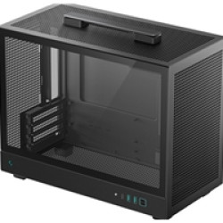 DeepCool CH160 PLUS Micro-ATX Mini Tower PC Case, Tempered Glass, High-Airflow Mesh Design, USB-C & USB 3.0 Front I/O, Supports ATX PSU & 305mm GPU, Black DeepCool CH160 PLUS Micro-ATX Mini Tower PC Case, Tempered Glass, High-Airflow Mesh Design, USB-C & USB 3.0 Front I/O, Supports ATX PSU & 305mm GPU, Black