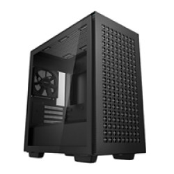 DeepCool CH370, Black, Mini Tower Chassis w/ Tempered Glass Window, 1x 120mm Fan, 2x USB 3.0, mATX/mITX DeepCool CH370, Black, Mini Tower Chassis w/ Tempered Glass Window, 1x 120mm Fan, 2x USB 3.0, mATX/mITX