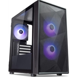TecWare Forge M2 mATX PC Case, Compact High Airflow Mesh Front Panel, 3 x ARGB Fans Included, Hinged Tempered Glass Door, Supports 240mm Radiator, mATX/ITX, Black TecWare Forge M2 mATX PC Case, Compact High Airflow Mesh Front Panel, 3 x ARGB Fans Included, Hinged Tempered Glass Door, Supports 240mm Radiator, mATX/ITX, Black