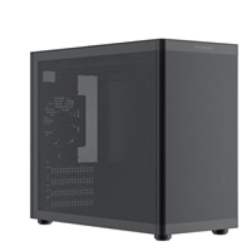 TecWare Fusion 3 mATX Compact PC Case, High Airflow SFF Chassis, 3 Fans Included, Top-Mount ATX/SFX PSU Support, USB-C, Supports 280mm GPU & Dual Radiators, Black TecWare Fusion 3 mATX Compact PC Case, High Airflow SFF Chassis, 3 Fans Included, Top-Mount ATX/SFX PSU Support, USB-C, Supports 280mm GPU & Dual Radiators, Black