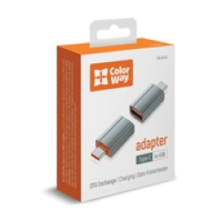 ColorWay Grey Adapter USB-A To Type-C ColorWay Grey Adapter USB-A To Type-C