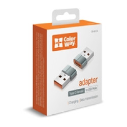 ColorWay Grey Adapter Type-C To USB-A ColorWay Grey Adapter Type-C To USB-A