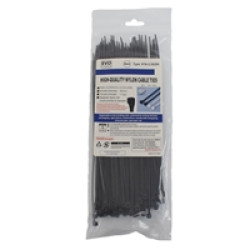Evo Labs Black Cable Ties 200 x 2.5mm 100 Pack Evo Labs Black Cable Ties 200 x 2.5mm 100 Pack