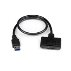 StarTech USB 3.0 to 2.5" SATA III Hard Drive Adapter Cable w/ UASP - SATA to USB 3.0 Converter for SSD / HDD StarTech USB 3.0 to 2.5" SATA III Hard Drive Adapter Cable w/ UASP - SATA to USB 3.0 Converter for SSD / HDD