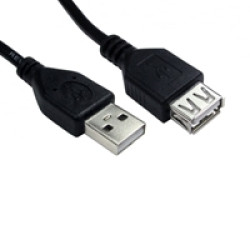 TARGET 99CDL2-023 Data Cable, USB 2.0 Type-A (M) to USB 2.0 Type-A (F), 3m Black, USB Extension Cable, OEM Polybag Packaging TARGET 99CDL2-023 Data Cable, USB 2.0 Type-A (M) to USB 2.0 Type-A (F), 3m Black, USB Extension Cable, OEM Polybag Packaging