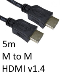 HDMI 1.4 (M) to HDMI 1.4 (M) 5m Black OEM Display Cable HDMI 1.4 (M) to HDMI 1.4 (M) 5m Black OEM Display Cable