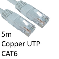 RJ45 (M) to RJ45 (M) CAT6 5m White OEM Moulded Boot Copper UTP Network Cable RJ45 (M) to RJ45 (M) CAT6 5m White OEM Moulded Boot Copper UTP Network Cable