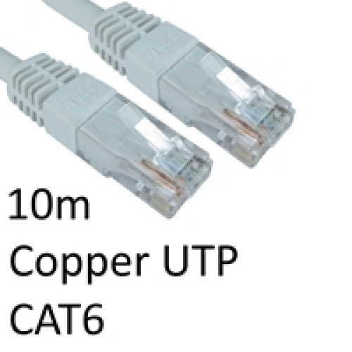RJ45 (M) to RJ45 (M) CAT6 10m White OEM Moulded Boot Copper UTP Network Cable RJ45 (M) to RJ45 (M) CAT6 10m White OEM Moulded Boot Copper UTP Network Cable