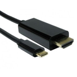 USB-C TO HDMI 4K 60HZ 2 Meter Black Data Cable USB-C TO HDMI 4K 60HZ 2 Meter Black Data Cable