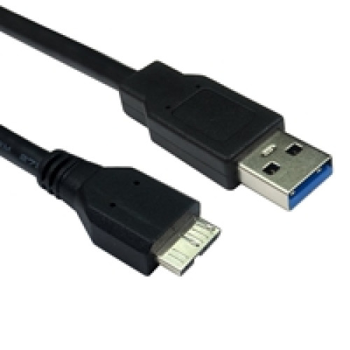 USB 3.0 A (M) to USB 3.0 Micro B (M) 0.75m Black OEM Data Cable USB 3.0 A (M) to USB 3.0 Micro B (M) 0.75m Black OEM Data Cable
