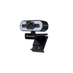 Verbatim AWC-02 Full HD 1080p Autofocus Webcam with Microphone and Light Verbatim AWC-02 Full HD 1080p Autofocus Webcam with Microphone and Light