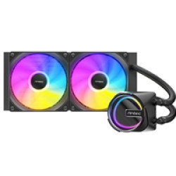 Antec Skeleton 240 ARGB Liquid CPU Cooler, Universal Socket, Black, 240mm Radiator, PWM up to 2000 RPM Cooling Fans, Addressable RGB LED Lighting Antec Skeleton 240 ARGB Liquid CPU Cooler, Universal Socket, Black, 240mm Radiator, PWM up to 2000 RPM Cooling Fans, Addressable RGB LED Lighting