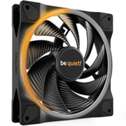 be quiet! Light Wings PWM High Speed Addressable RGB Fan, 140mm, 2200RPM, 4-Pin PWM Fan & 3-Pin ARGB Connectors, Black Frame, Black Blades, ARGB Lighting on Front & Rear be quiet! Light Wings PWM High Speed Addressable RGB Fan, 140mm, 2200RPM, 4-Pin PWM Fan & 3-Pin ARGB Connectors, Black Frame, Black Blades, ARGB Lighting on Front & Rear