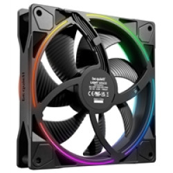 be quiet! Light Wings 140mm PWM Reverse, ARGB Lighting, Ultra-Quiet Operation Max 25.5dB(A), High Airflow, 60,000 Hours be quiet! Light Wings 140mm PWM Reverse, ARGB Lighting, Ultra-Quiet Operation Max 25.5dB(A), High Airflow, 60,000 Hours