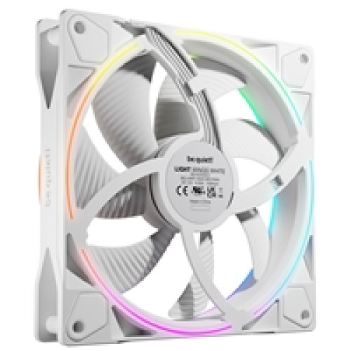 be quiet! Light Wings 140mm PWM Reverse, White, ARGB Lighting, Ultra-Quiet Operation Max 25.5dB(A), High Airflow, 60,000 Hours be quiet! Light Wings 140mm PWM Reverse, White, ARGB Lighting, Ultra-Quiet Operation Max 25.5dB(A), High Airflow, 60,000 Hours