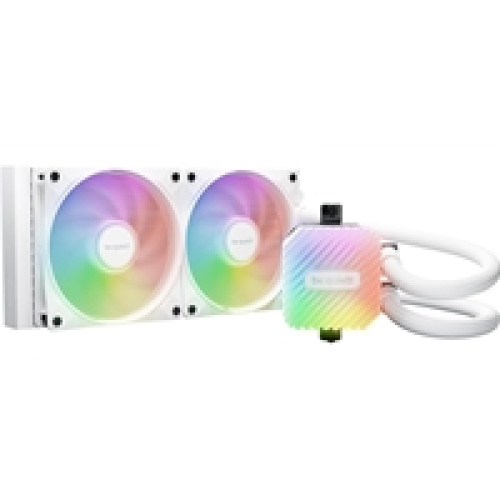 be quiet! Light Loop 240mm AIO CPU Liquid Cooler, High-Performance ARGB Lighting, Dual 120mm PWM Fans, Ultra-Quiet Operation, Easy Maintenance, Intel/AMD Compatible, White be quiet! Light Loop 240mm AIO CPU Liquid Cooler, High-Performance ARGB Lighting, Dual 120mm PWM Fans, Ultra-Quiet Operation, Easy Maintenance, Intel/AMD Compatible, White
