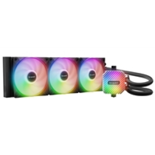 be quiet! Light Loop 360mm AIO Liquid Cooler - High-Performance ARGB All-in-One Water Cooling System with Triple Light Wings LX PWM Fans be quiet! Light Loop 360mm AIO Liquid Cooler - High-Performance ARGB All-in-One Water Cooling System with Triple Light Wings LX PWM Fans
