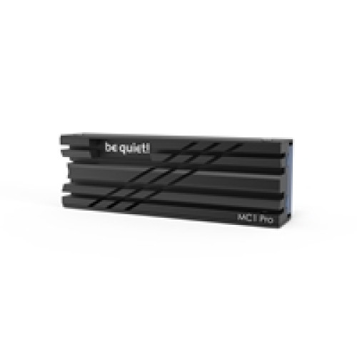 be quiet! (BZ003) MC1 Pro M.2 SSD Cooler, Integrated Heat Pipe, Single/Double Side Compatibility, 2280 Size be quiet! (BZ003) MC1 Pro M.2 SSD Cooler, Integrated Heat Pipe, Single/Double Side Compatibility, 2280 Size