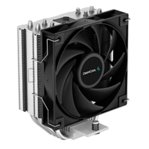 DeepCool AG400 Fan CPU Cooler, Universal Socket, High Efficiency 120mm PWM Cooling Black Fan, 2000RPM, 4 Heat Pipes, 220W Heat Dissipation Power, Unique Matrix Fin Design, Intel LGA 1700 Bracket Included DeepCool AG400 Fan CPU Cooler, Universal Socket, High Efficiency 120mm PWM Cooling Black Fan, 2000RPM, 4 Heat Pipes, 220W Heat Dissipation Power, Unique Matrix Fin Design, Intel LGA 1700 Bracket Included