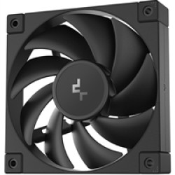 DeepCool FD12 120mm PWM Case Fan, High Airflow, Low Noise, Hydro Bearing, Daisy-Chain 8-Pin Connector, Black, Single Pack DeepCool FD12 120mm PWM Case Fan, High Airflow, Low Noise, Hydro Bearing, Daisy-Chain 8-Pin Connector, Black, Single Pack
