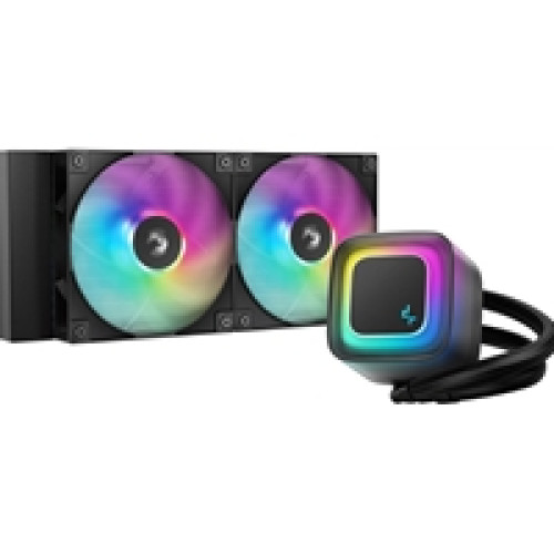 DeepCool LE240 V2 240mm Liquid CPU Cooler, Dual 120mm ARGB Fans, Anti-Leak Tech, Quiet Pump, High Performance for Intel & AMD Sockets DeepCool LE240 V2 240mm Liquid CPU Cooler, Dual 120mm ARGB Fans, Anti-Leak Tech, Quiet Pump, High Performance for Intel & AMD Sockets