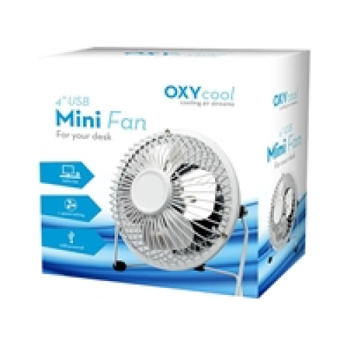 4" USB Mini Desk Fan, Portable, Single-Speed, Adjustable Tilt, Compact Tabletop Fan for Office, Home & Laptop Use (White) 4" USB Mini Desk Fan, Portable, Single-Speed, Adjustable Tilt, Compact Tabletop Fan for Office, Home & Laptop Use (White)