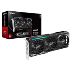 ASRock AMD Radeon RX 9070 Challenger OC 16GB GDDR6 Graphics Card, 3584 Streams, 2520 MHz Boost Clock, Triple Fan, RGB, 3x DisplayPorts / 1x HDMI Port ASRock AMD Radeon RX 9070 Challenger OC 16GB GDDR6 Graphics Card, 3584 Streams, 2520 MHz Boost Clock, Triple Fan, RGB, 3x DisplayPorts / 1x HDMI Port
