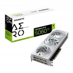 Gigabyte NVIDIA GeForce RTX 5060 Ti AERO OC 8GB GDDR7 Graphics Card, 4608 CUDA Cores, 2647 MHz Core Clock, Triple Fan, 3x DisplayPorts / 1x HDMI Port Gigabyte NVIDIA GeForce RTX 5060 Ti AERO OC 8GB GDDR7 Graphics Card, 4608 CUDA Cores, 2647 MHz Core Clock, Triple Fan, 3x DisplayPorts / 1x HDMI Port