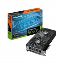 Gigabyte NVIDIA GeForce RTX 5060 Ti EAGLE OC 16GB GDDR7 Graphics Card, 4608 CUDA Cores, 2617 MHz Core Clock, Dual Fan, 3x DisplayPorts / 1x HDMI Port