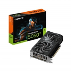 Gigabyte NVIDIA GeForce RTX 5060 Ti WINDFORCE MAX OC 16GB GDDR7 Graphics Card, 4608 CUDA Cores, 2587 MHz Core Clock, Dual Fan, 3x DisplayPorts / 1x HDMI Port