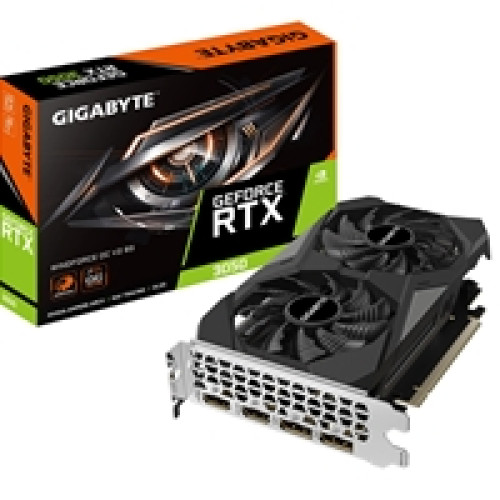 Gigabyte NVIDIA GeForce RTX 3050 WINDFORCE OC V2 6GB GDDR6 Graphics Card, 2304 CUDA Cores, 1477 MHz Core Clock, Dual Fan, 2x DisplayPorts / 2x HDMI Ports Gigabyte NVIDIA GeForce RTX 3050 WINDFORCE OC V2 6GB GDDR6 Graphics Card, 2304 CUDA Cores, 1477 MHz Core Clock, Dual Fan, 2x DisplayPorts / 2x HDMI Ports