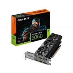 Gigabyte NVIDIA GeForce RTX 5060 OC Low Profile 8GB GDDR7 Graphics Card, 3840 CUDA Cores, 2512 MHz Core Clock, Triple Fan, 3x DisplayPorts / 1x HDMI Port Gigabyte NVIDIA GeForce RTX 5060 OC Low Profile 8GB GDDR7 Graphics Card, 3840 CUDA Cores, 2512 MHz Core Clock, Triple Fan, 3x DisplayPorts / 1x HDMI Port