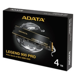 Adata Legend (SLEG-900P-4TCS) 900 PRO PCIe Gen4 x4 M.2 2280 Solid State Drive, R/W speed up to 7,400/6,500 MB/s, 5-year limited warranty Adata Legend (SLEG-900P-4TCS) 900 PRO PCIe Gen4 x4 M.2 2280 Solid State Drive, R/W speed up to 7,400/6,500 MB/s, 5-year limited warranty