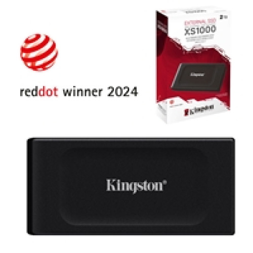 Kingston XS1000 (SXS1000/2000G) 2TB Portable External SSD, Read 1050MB/s, Write 1000MB/s, USB 3.2 Gen 2, 5 Year Warranty Kingston XS1000 (SXS1000/2000G) 2TB Portable External SSD, Read 1050MB/s, Write 1000MB/s, USB 3.2 Gen 2, 5 Year Warranty