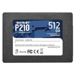 Patriot P210 (P210S512G25) 512GB 2.5 Inch SSD, Sata 3 Interface, Read 520MB/s, Write 430MB/s, 3 Year Warranty Patriot P210 (P210S512G25) 512GB 2.5 Inch SSD, Sata 3 Interface, Read 520MB/s, Write 430MB/s, 3 Year Warranty