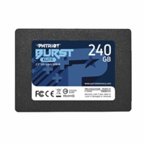 Patriot Elite (PBE240GS25SSDR) 240GB 2.5 Inch SSD, Sata 3 Interface, Read 450MB/s, Write 320MB/s,3 Year Warranty Patriot Elite (PBE240GS25SSDR) 240GB 2.5 Inch SSD, Sata 3 Interface, Read 450MB/s, Write 320MB/s,3 Year Warranty
